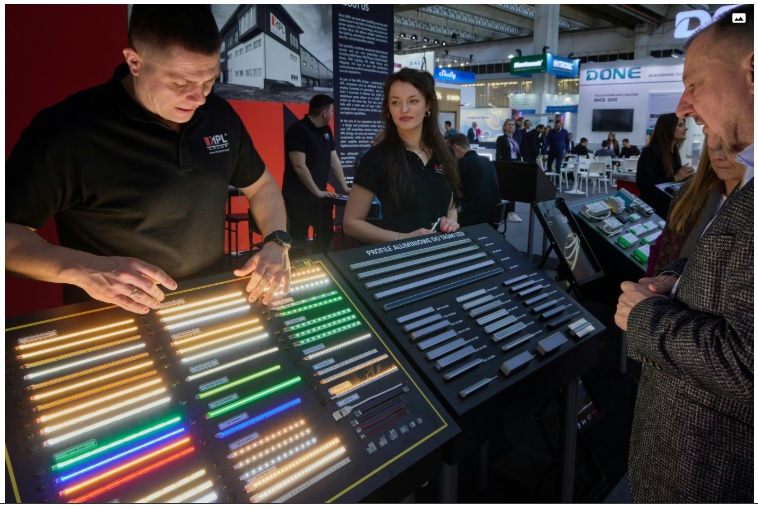 Showing new lighting LED technologies