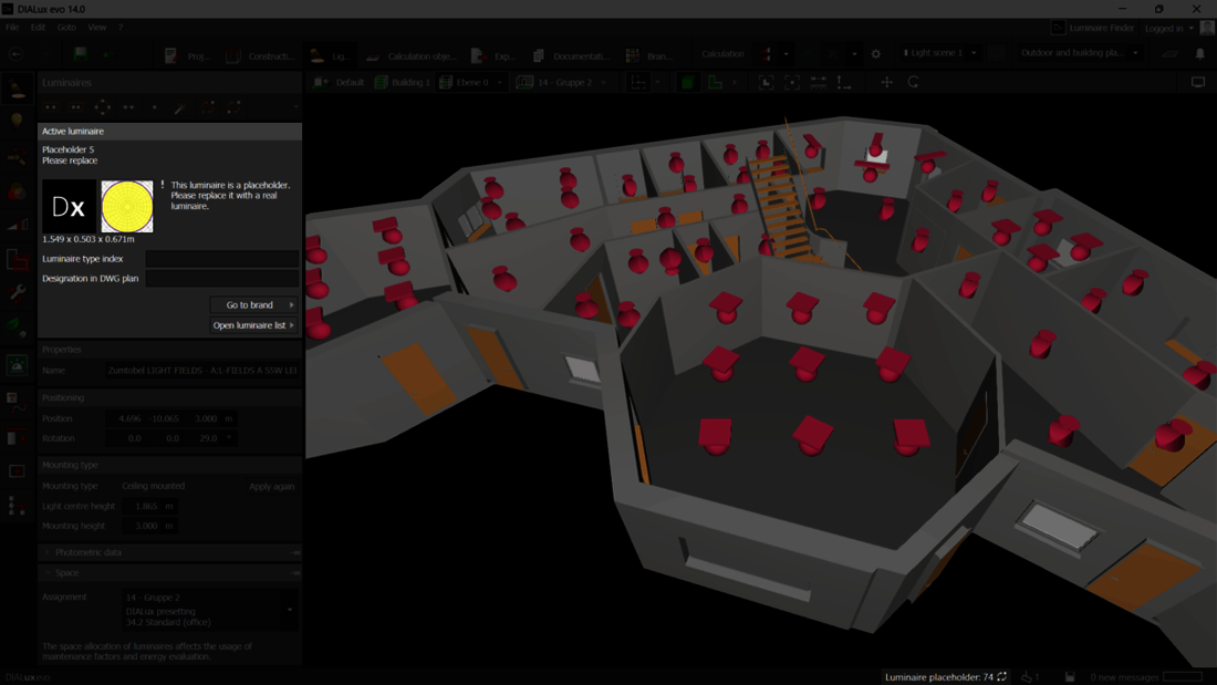 Dialux EVO14 & BIM support in REVIT